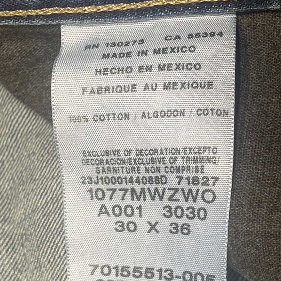 Wrangler Retro Slim Boot Jeans 30x36 Medium Wash Style 1077MWZWO - Picture 5 of 16